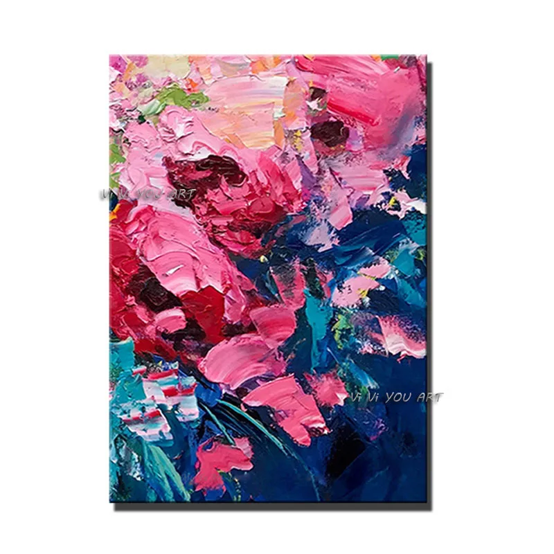 

Handmade Abstract Paintings Modern Minimalist Decoration Salon Canvas Painting Bedroom Wall-Decoration Oil Painting
