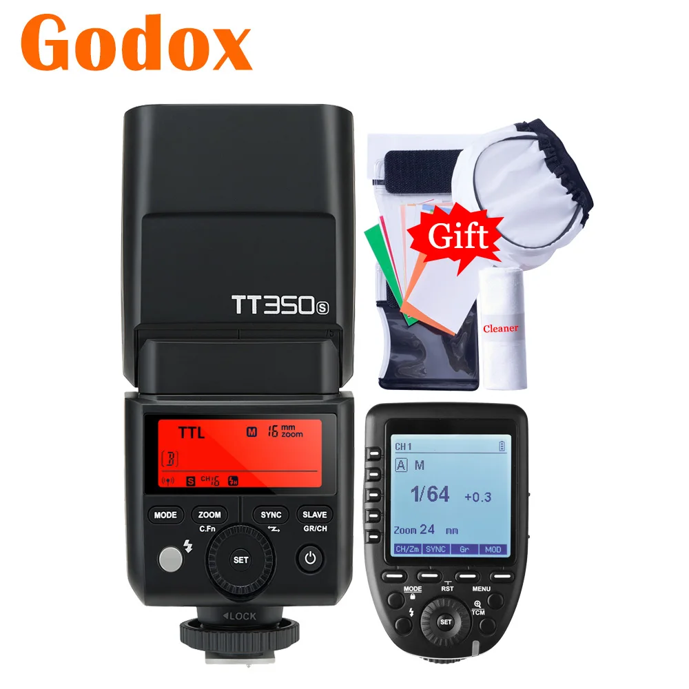 Вспышка для камеры Godox TT350S TT350 S 2 4G HSS GN36 Xpro TCM передатчик Sony A7II A7III A7RIII A6300 A7 A9 A7R