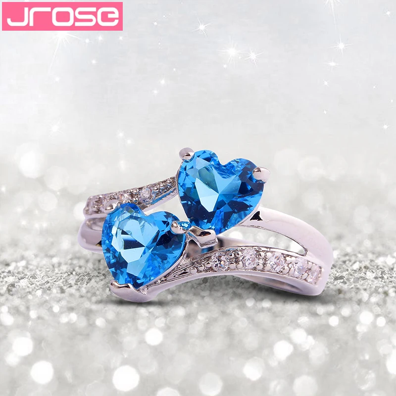 Кольцо JROSE Shinning кольцо с турмалином и белым фианитом серебряного цвета размер 6 7 8