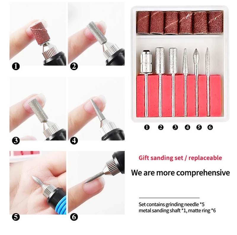 

20000RPM Professional Electric Nail Drill Machine Manicure Drill Pedicure Drill Salon Nail Drill Professional Nail Drill Machine