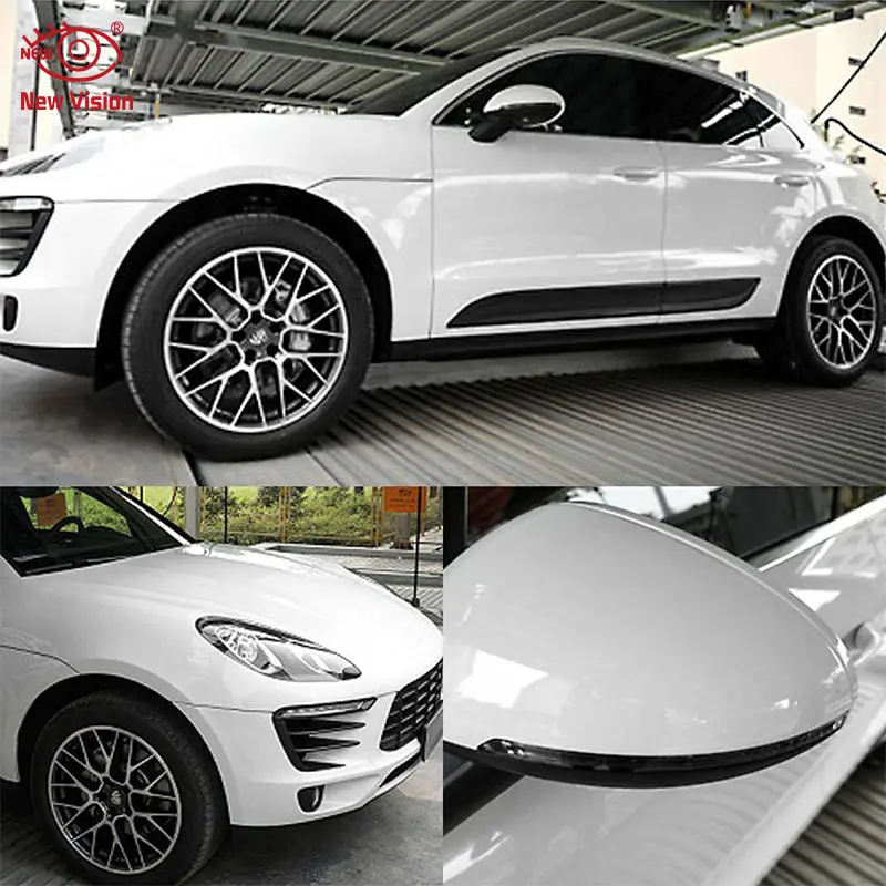 

Glossy Car Body Film car interior wrap vinyl film wrap with Air Bubble 1.52x30m/roll White