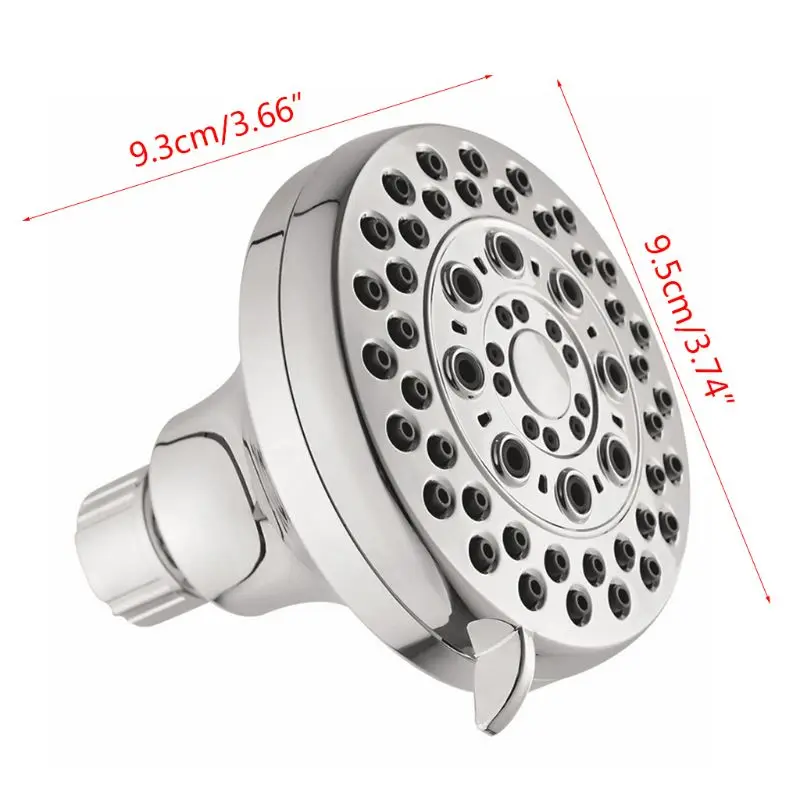 

Electroplating 5-Setting Shower Head High Pressure Angle Adjustable Showerhead