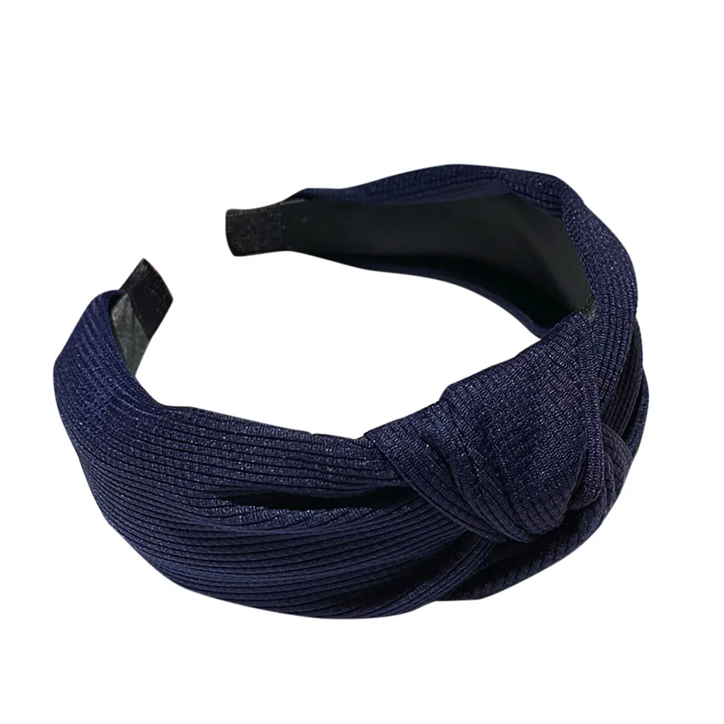 Флуоресцентная Женская повязка на голову модный ободок однотонный милый