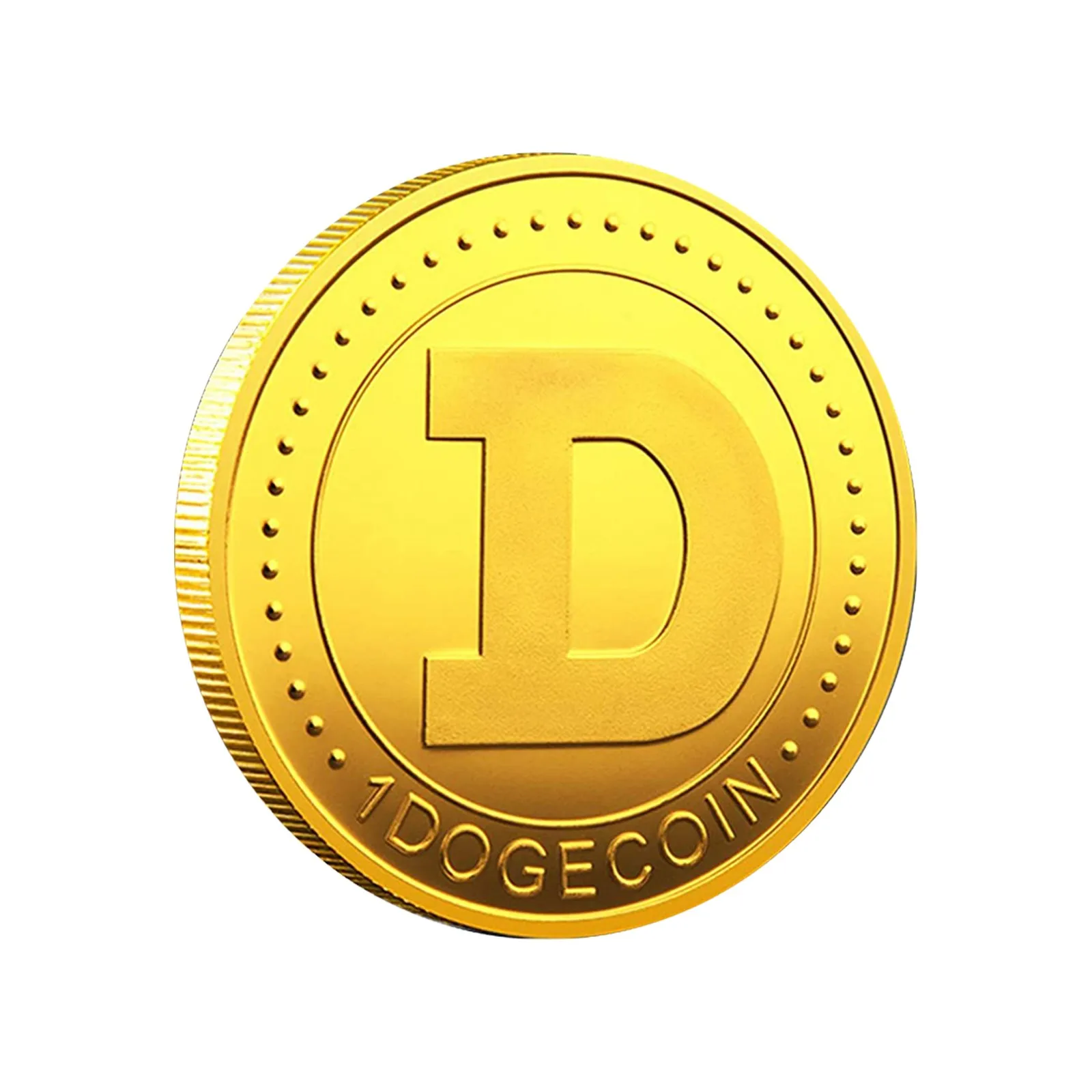 Памятные монеты с золотым покрытием 2 шт. догкоин лицом собаки памятные коллекция