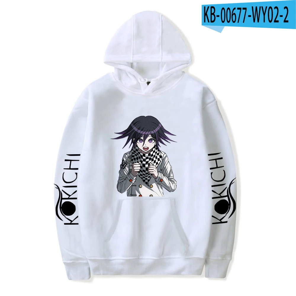 Толстовки Kokichi Ouma свитшоты для мужчин и женщин пуловер с 3D принтом в стиле