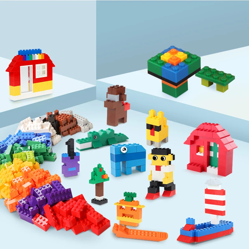 Набор классических строительных блоков сделай сам 1200 шт.|Блочные конструкторы| |