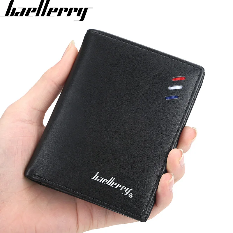 Baellerry мужской кошелек для монет короткий мульти отделение карт Горизонтальная и