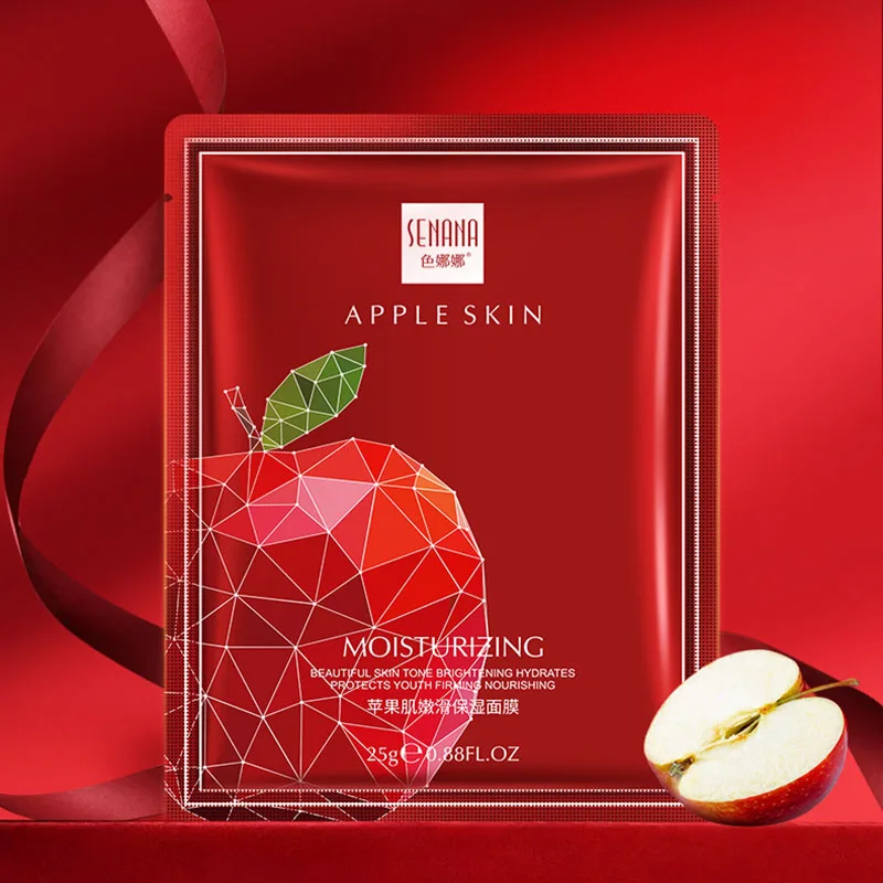 

1 Pcs Oil Control And Moisturizing Apple Muscle Facial Mask Rejuvenation Smoothing Elastic Skin Care Products