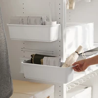 sliding cabinet storage basket closet pull out storage drawer shelves for under kitchen sink or limit space bathroom sundry box