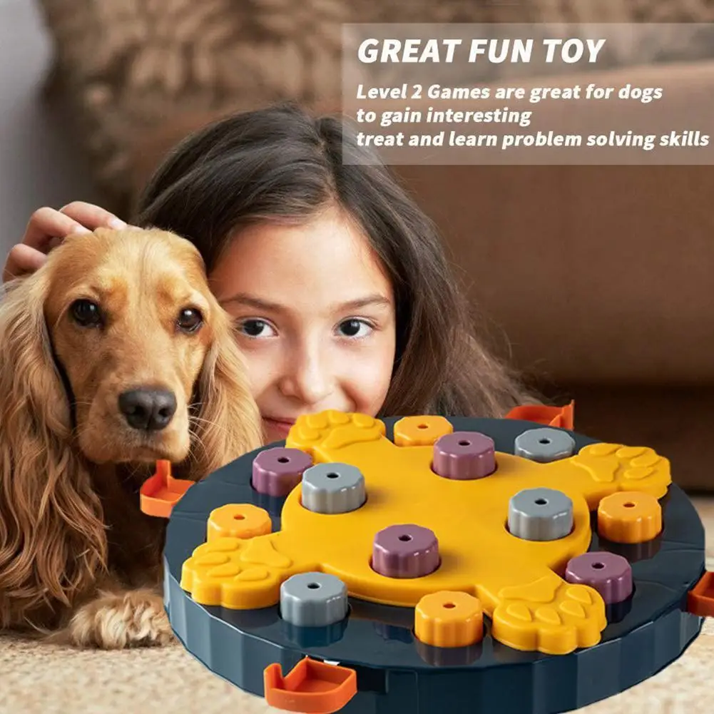 

Игрушки-головоломки для собак, медленная кормушка, интерактивный дозатор для щенков, IQ-корма, медленно едает, нескользящая чаша, игра для об...