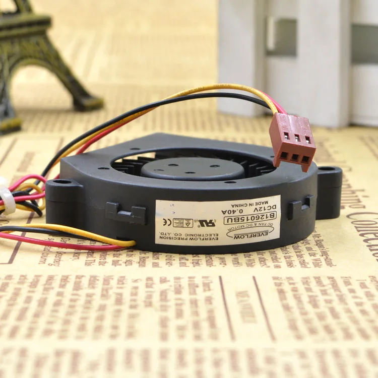 Xinhe Everflow 6 см 6015 турбинный вентилятор 1U сервер B126015bu 12В 0.4a |