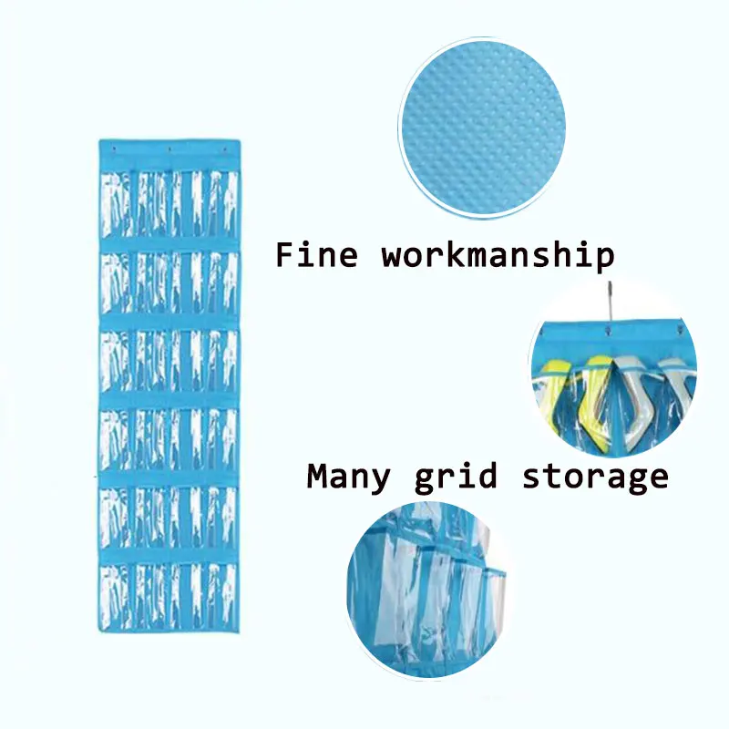 Подвесной органайзер для обуви с 24 карманами держатель сумка на заднюю крышку