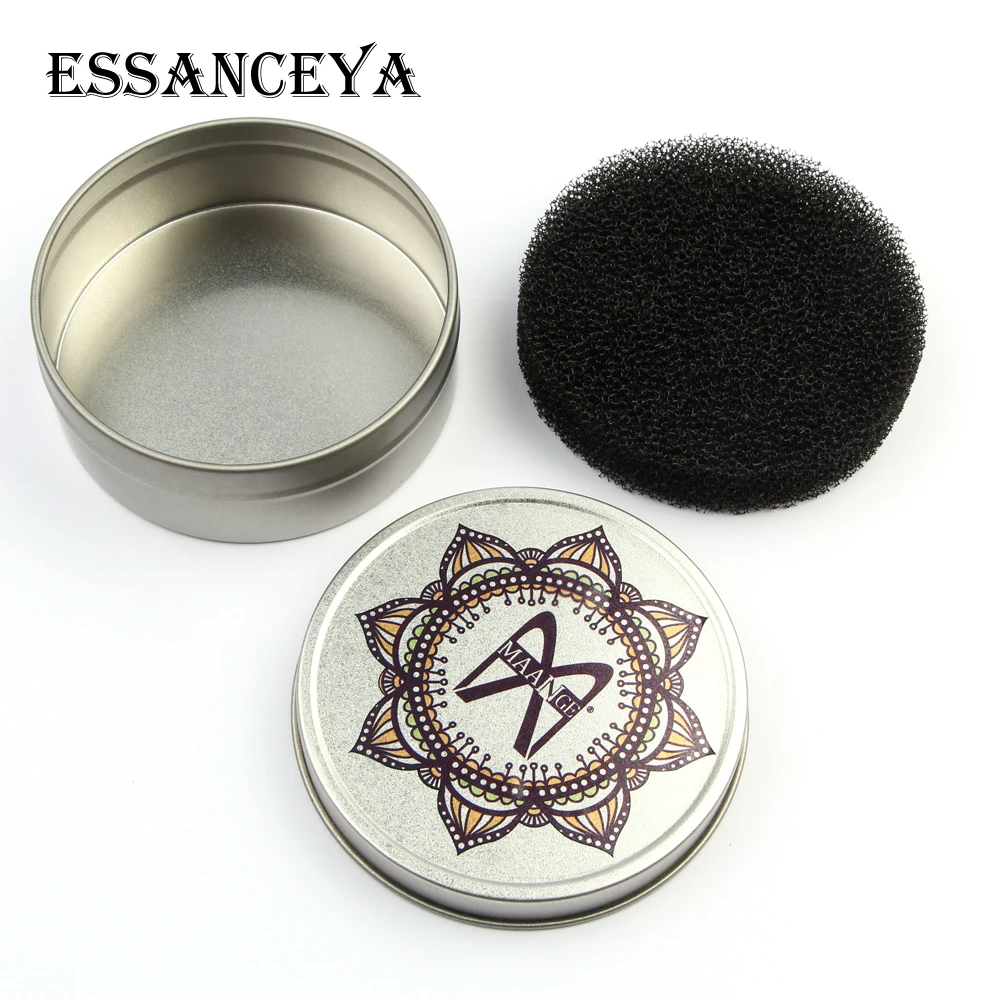 ESSANCEYA губка для удаления макияжа 4 спонж для удаления косметики алюминиевые Кисти для макияжа чистящий коврик кисть для пудры промываемый скребок Набор для очистки