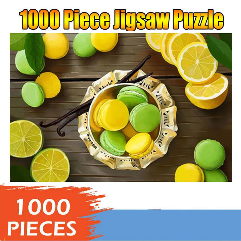 1000 шт. головоломка персонаж Ландшафтный пазл игрушки для детей и взрослых