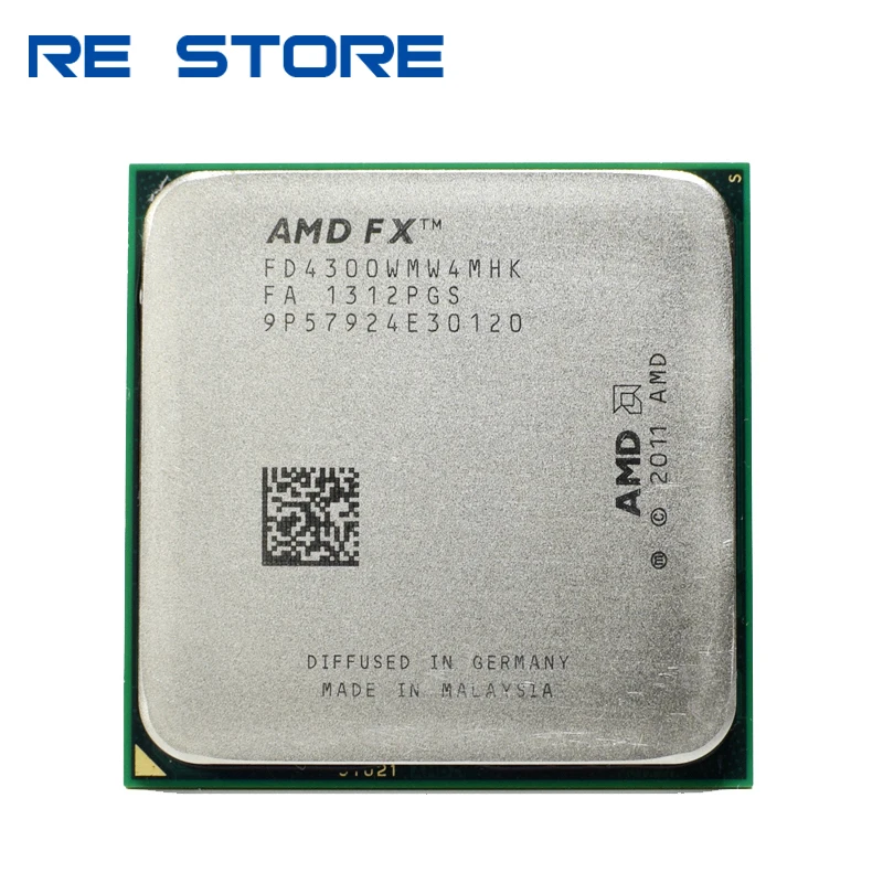 used AMD FX 4300 3.8GHz Quad-Core Processor Socket AM3+ 32NM CPU Bulk Package FX4300 | Компьютеры и офис