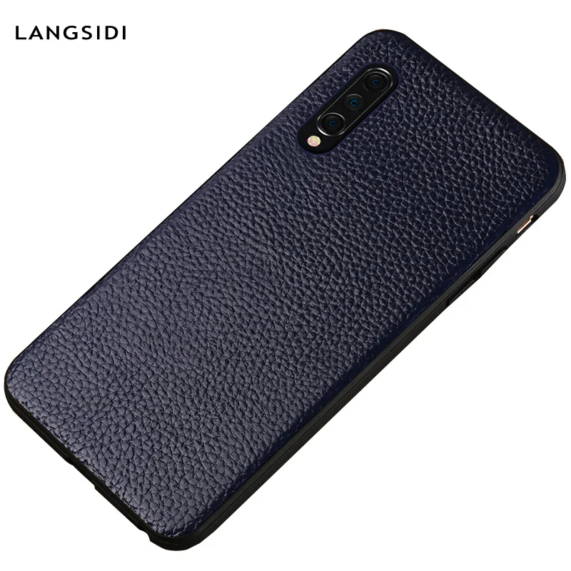 Роскошный кожаный чехол для xiaomi mi 8 lite A2 A1 9T 9 SE противоударный настоящая кожа