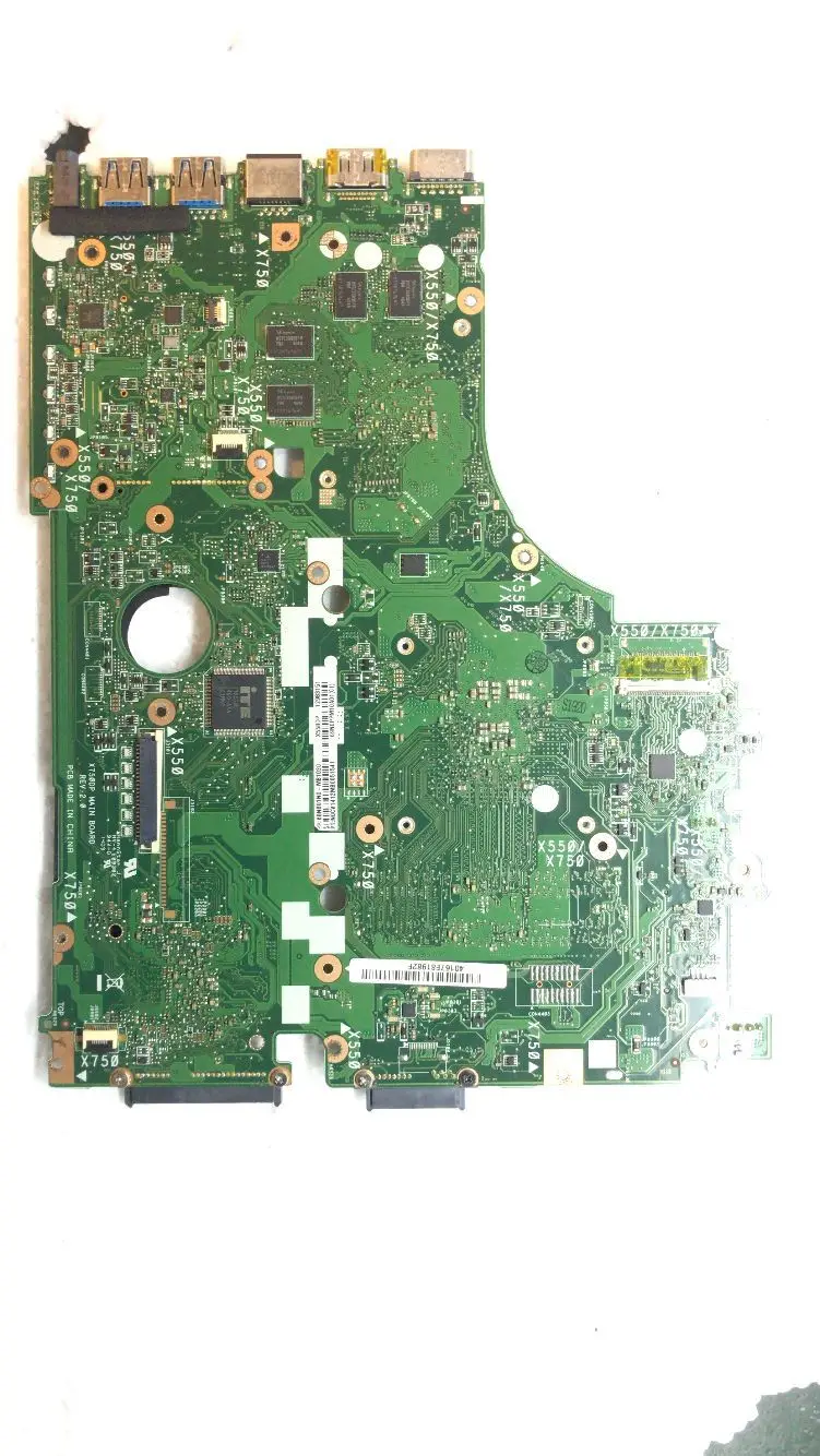 Материнская плата X750DP REV: 2,0 для ASUS X550 X550DP K550D X550D K550DP материнская плата для ноутбука X750DP материнская плата тестовая работа