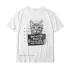 Забавная хлопковая футболка унисекс с принтом кошки и полицейских кошек, удобные топы и футболки, модные мужские футболки в простом стиле