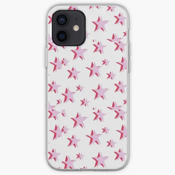 Pink Stars  Phone Case Customizable for iPhone 5 5S 6 6S 7 8 Plus 11 12 13 Pro Max Mini X XS XR Max Flower Dog Print Cover