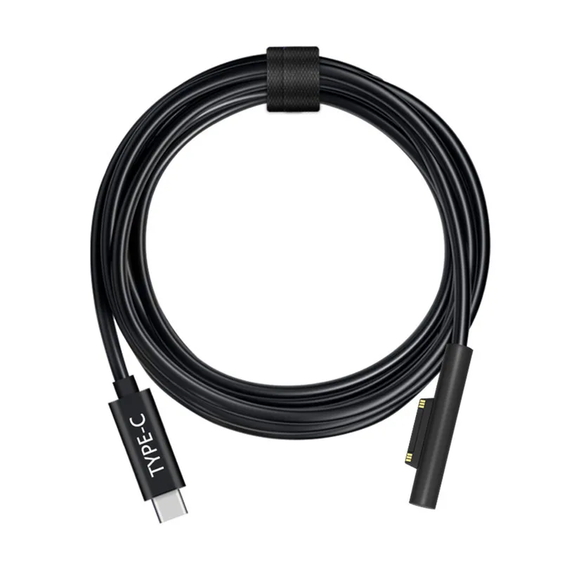 

Зарядный кабель USB Type-C для Microsoft PD, зарядное устройство, адаптер для Microsoft Surface Pro 3 4 5 6 GO, зарядный кабель