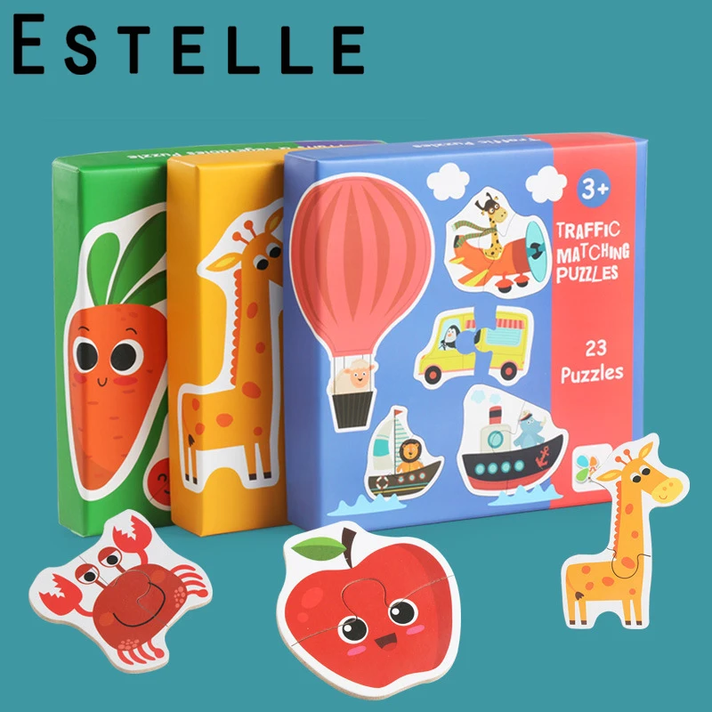 Большие соответствующие головоломки игры дети раннего обучения карты мой первый