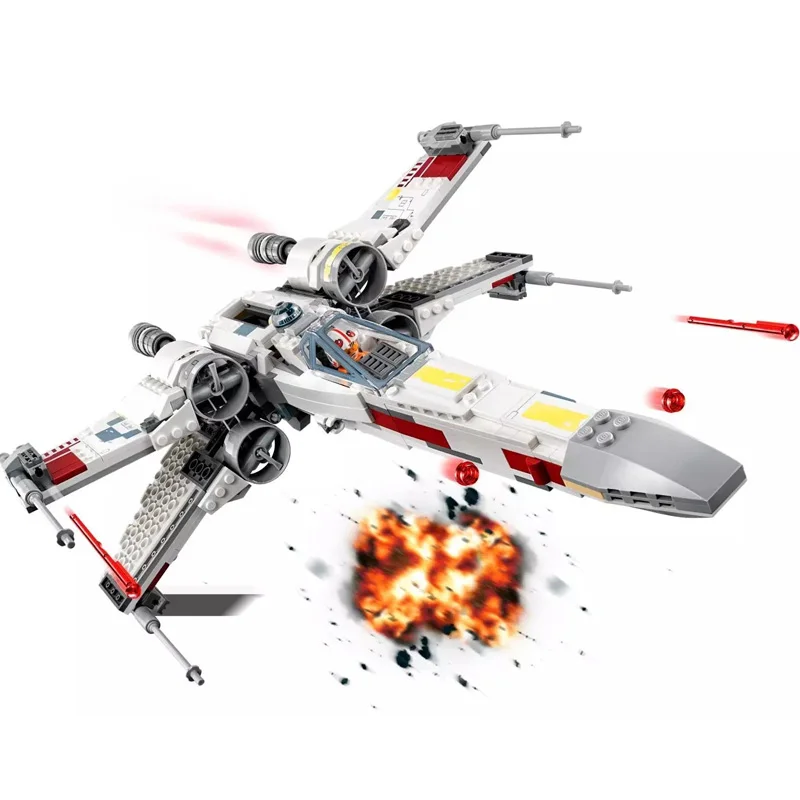 731 шт Звездные войны Серия X-wing Звездный боец Строительные блоки Совместимые с