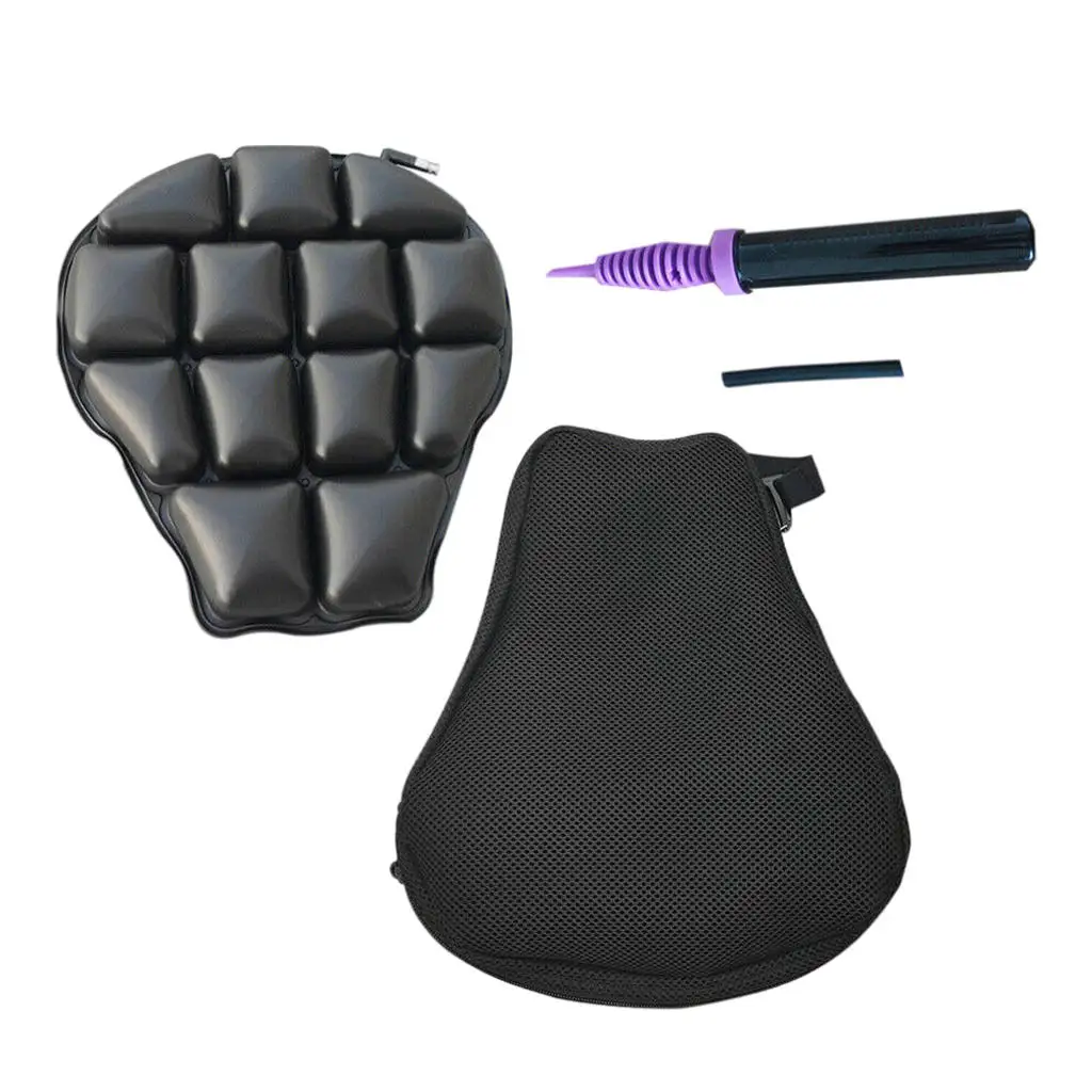 

Seat Air Cushion Pad Fit for Cruiser R Large Size Black Comfortable Breathable