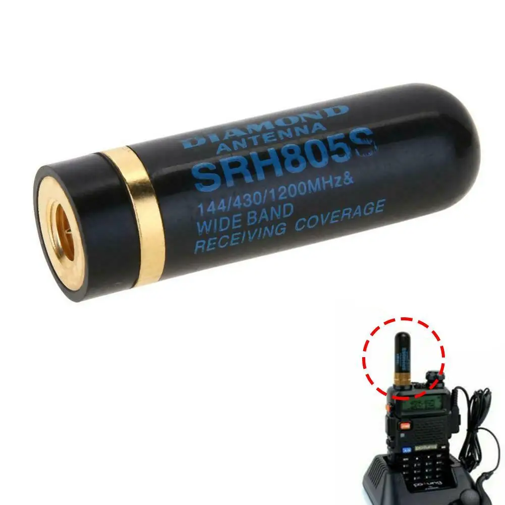 1 шт. Двухдиапазонная Антенна UHF + VHF SRH805S SMA женский антенна для TK3107 UV-5R Talkie “иди и