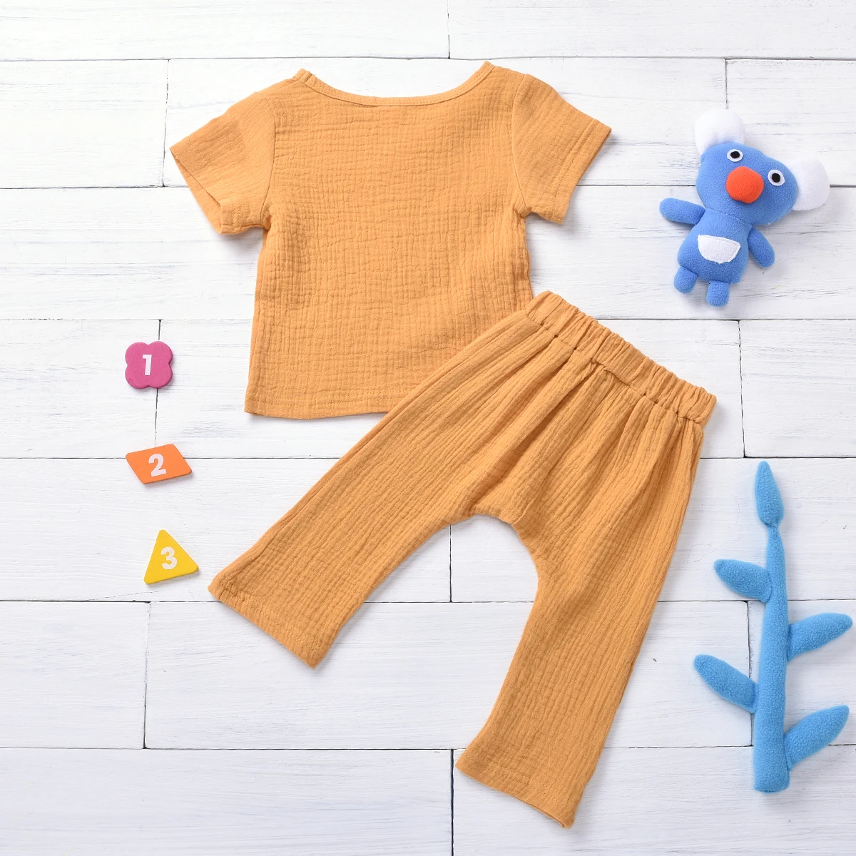 Распродажа комплект одежды для новорожденных мальчиков и девочек брюки с