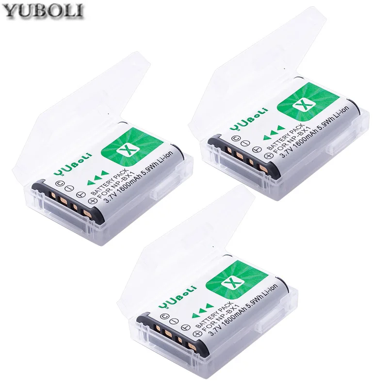 4x NP-BX1 NP BX1 батарея NPBX1+ двойной bateria зарядное устройство для sony NP-BX1 HDR-AS200v AS20 AS15 AS100V DSC-RX100 X1000V WX350 RX1 - Цвет: 3battery