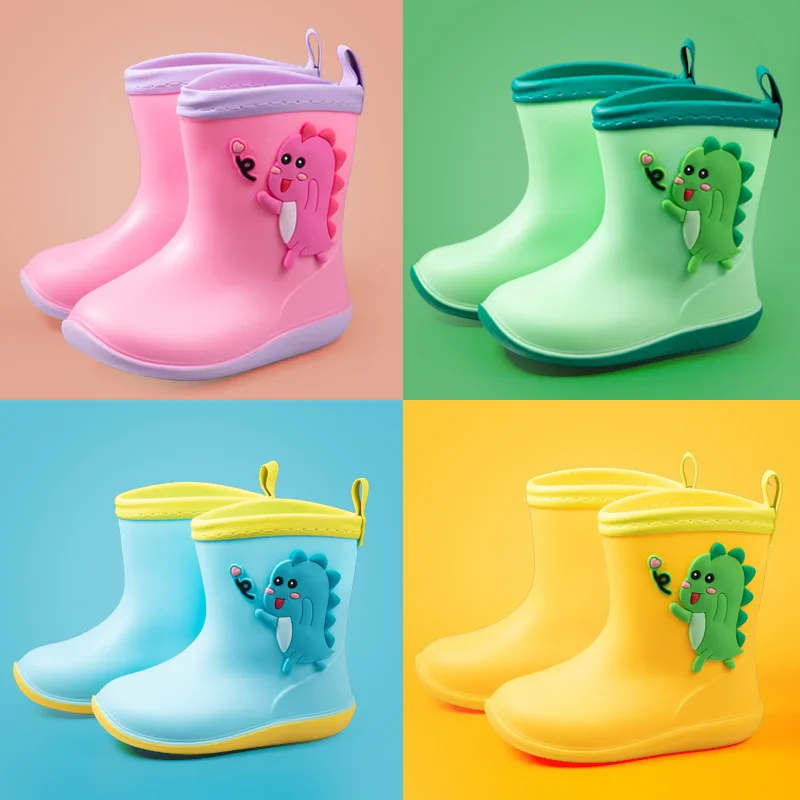 

Rainboots Classic Waterproof Children's Shoes Kids Girl Boy Rain Boots Pvc Rubber Boots Kids Baby Water Shoes Boy Rain Boots