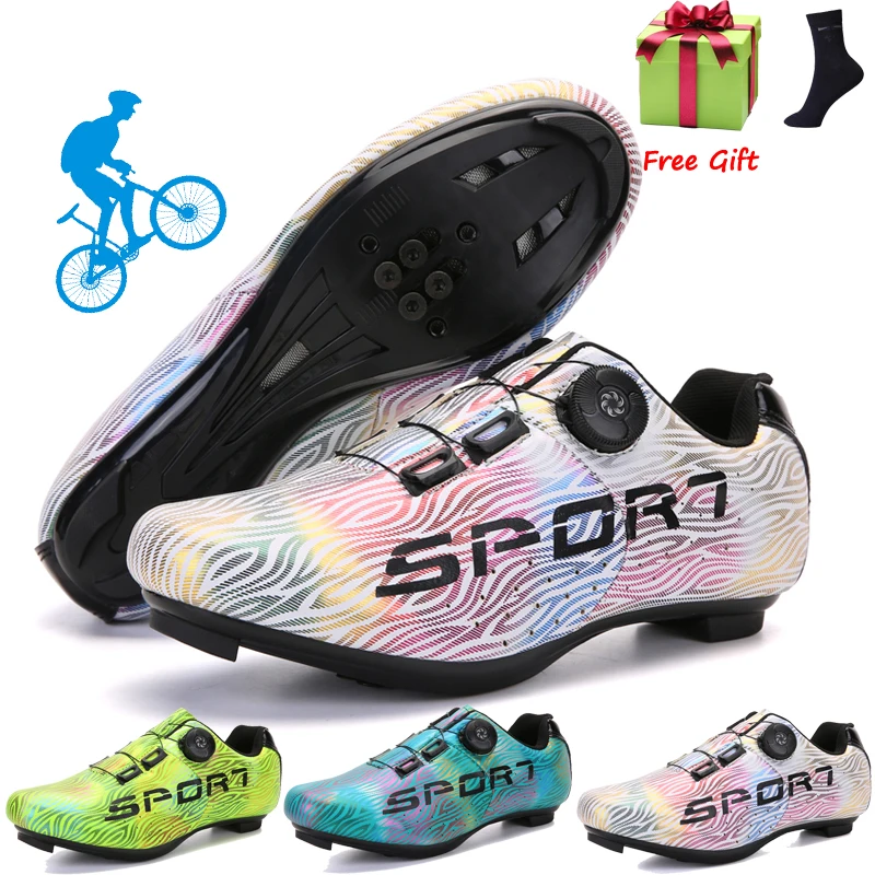 

Cycling Shoes Men MTB Mountain Bike Sneakers Outdoor Sports Ultralight Zapatillas Ciclismo Self-locking SPD Road Bicycle Shoes