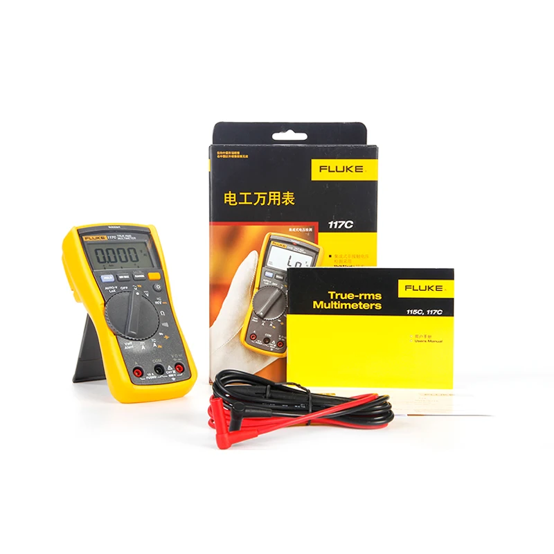 FLUKE F115C/F116C/F117C измеритель емкости диода 115C AC/DC напряжение цифровой светодиодный