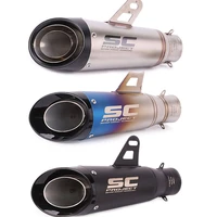 51 310mm universal motorcycle exhaust pipe muffler outlet escape silencer tube for yamaha honda suzuki kymco ktm 250cc 1200cc