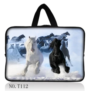 horses running laptop sleeve bag for macbook air retina pro 12 13 15 17 14 laptop bag for lenovo hp unisex sleeve free global shipping