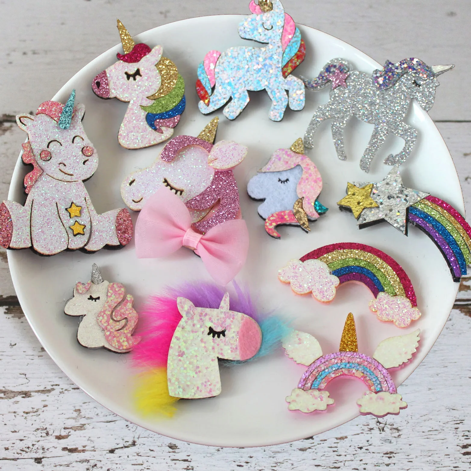 Радуга съемки звезды войлока единорога блестящий войлок вечерние поставки