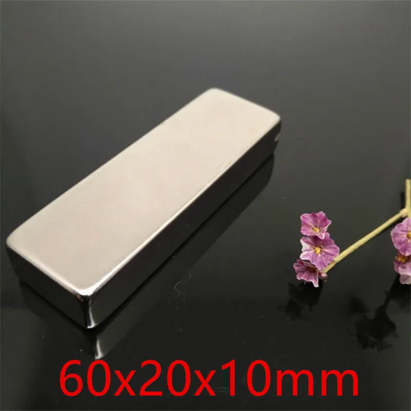

5 шт., магнит N35, 60x20x10 мм