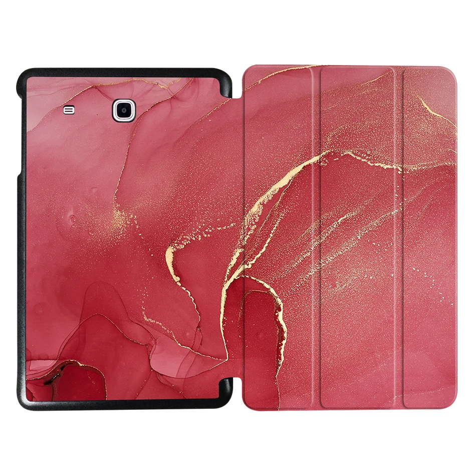MTT чехол для samsung Galaxy Tab E 9,6 ''T560 T561 SM-T561 T565 Funda откидной трехслойный чехол из искусственной кожи с мраморной текстурой для планшета - Цвет: SS04