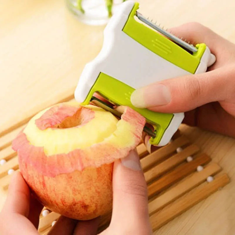 Овощечистка для фруктов и овощей двухсторонняя Складная Многофункциональная