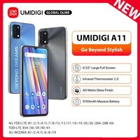 umidigi a11 android 11 new global version 4gb128gb 3gb64gb smartphone helio g25 6 53 hd16mp ai triple camera 5150mah