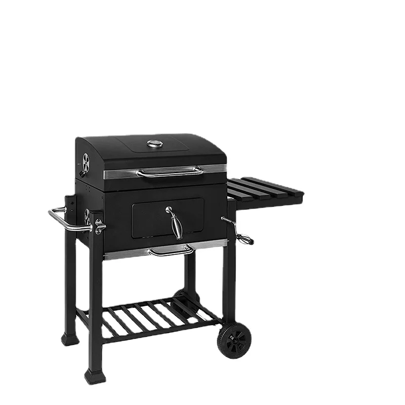 

Barbecue Home Barbecue Villa Courtyard Barbecue Outdoor Charcoal Grill Large American Braised BBQ 5 People BBQ Smokeless Grill