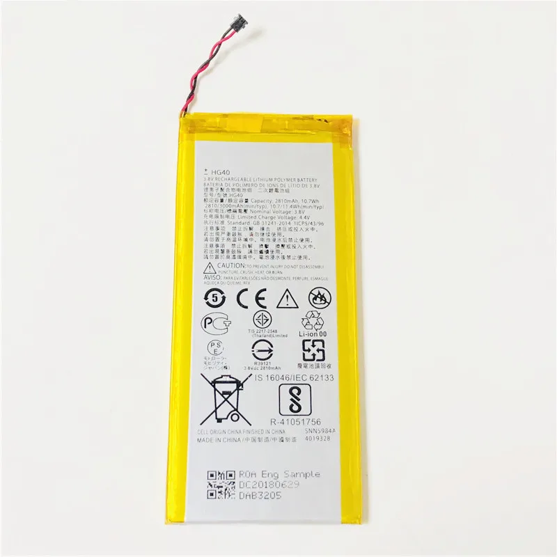 3 8 V 3000 мА/ч HG40 для Motorola Moto G5 плюс Гарри Поттера XT1680 XT1681 XT1683 XT1684 XT1685 XT1686 XT1687