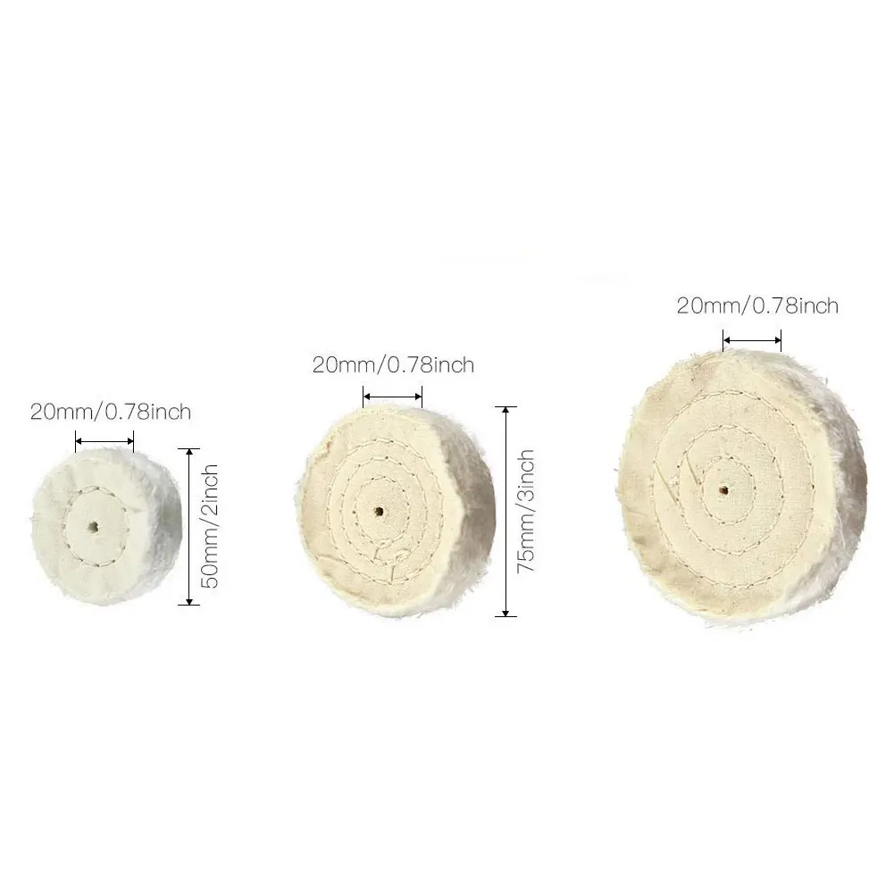 

9PCS Metal Polishing Kit Portable Cloth Buffing Pad Polishing Wheel Tool Set Waxing Sponge Wool Wheel Polishing Pad For Polisher