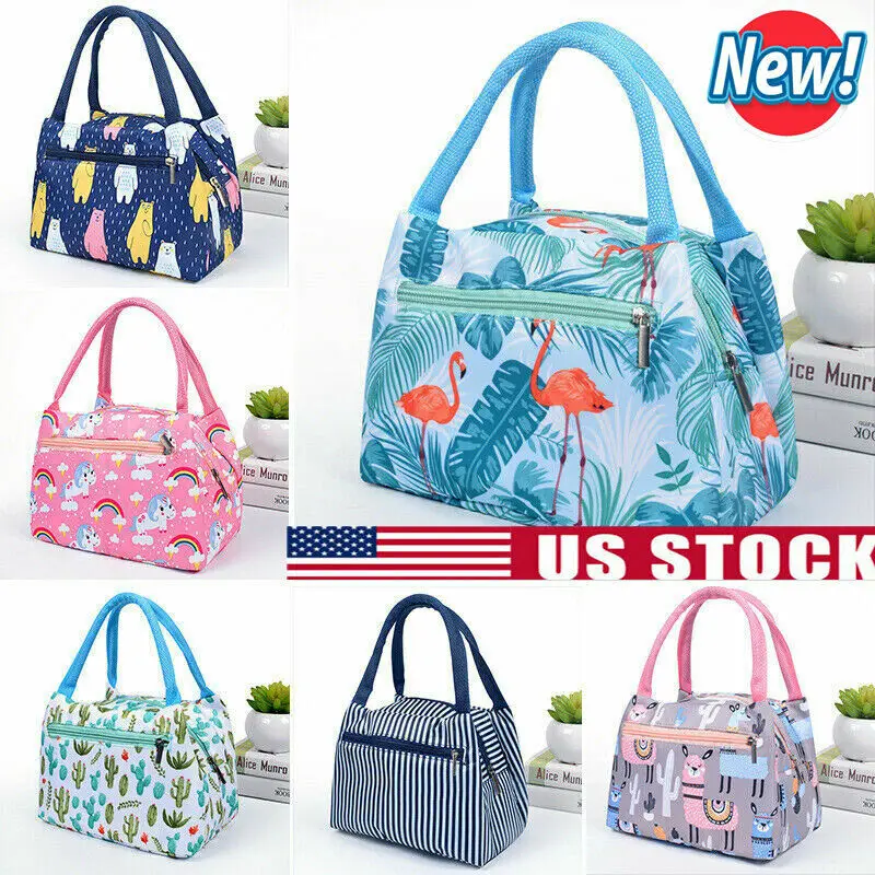 

Portable Insulated Lunch Box Bag Picnic Tote Cooler for Women Ladies Girls Kids