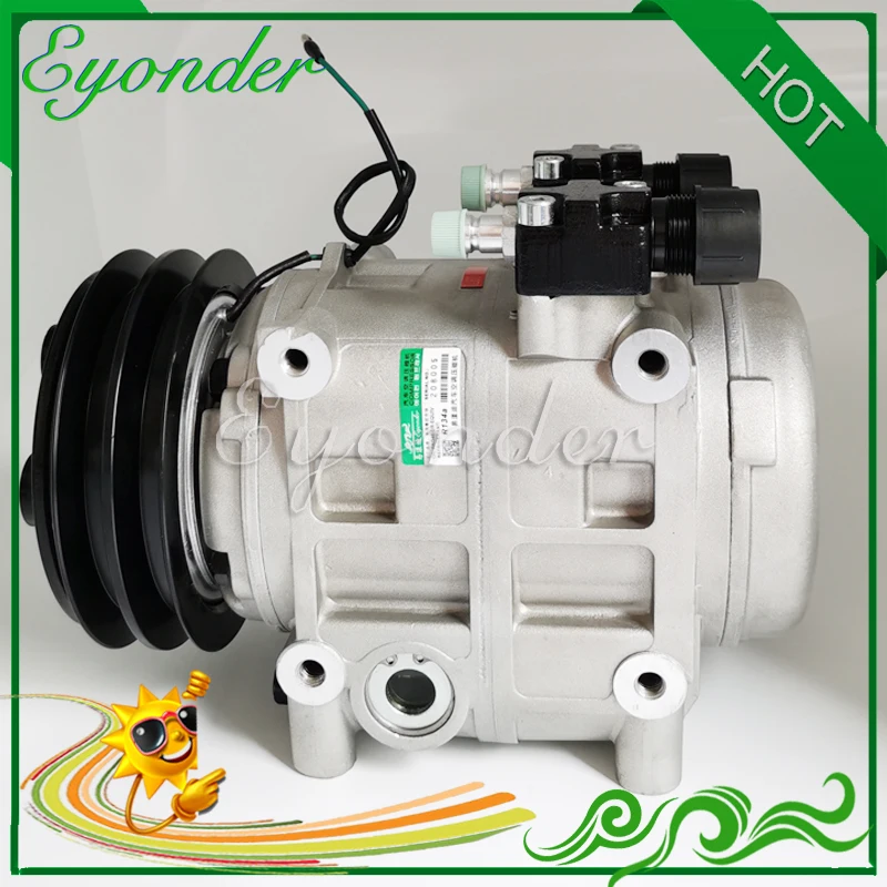 Воздушный компрессор кондиционера AC A/C охлаждающий насос 24 В 2PK для TM31 Zexel DKS32C Isuzu