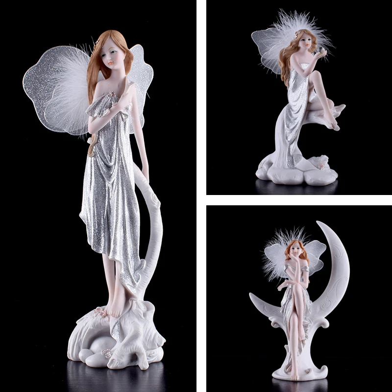 

European style flower fairy angel decoration resin jewelry creative girl exquisite birthday wedding gift