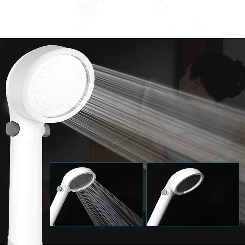 Душевая лейка с контролем давления водосберегающая насадка под давлением одна