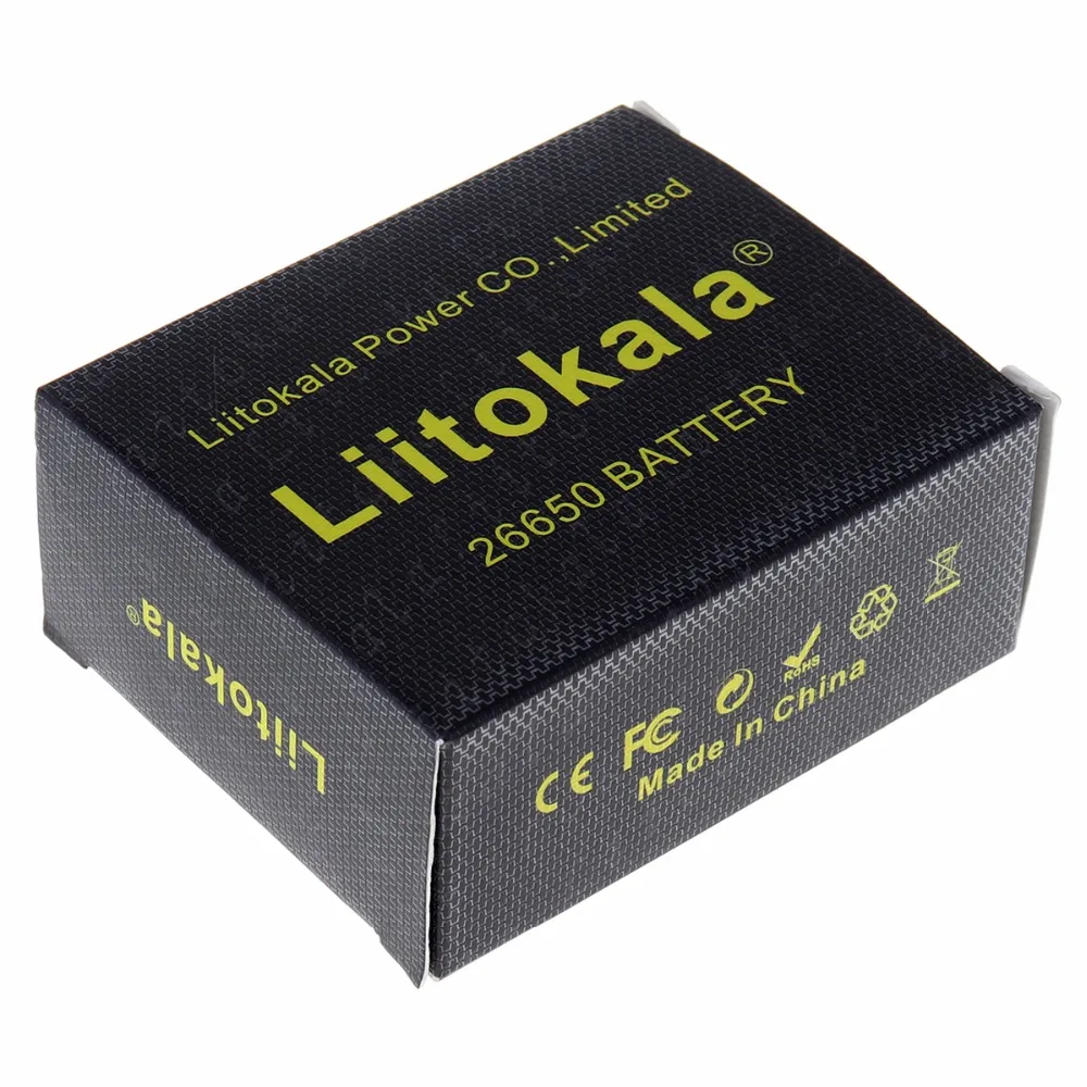 Аккумулятор LiitoKala 3 7 в 26650 мА 26650-50A 20 А | Электроника