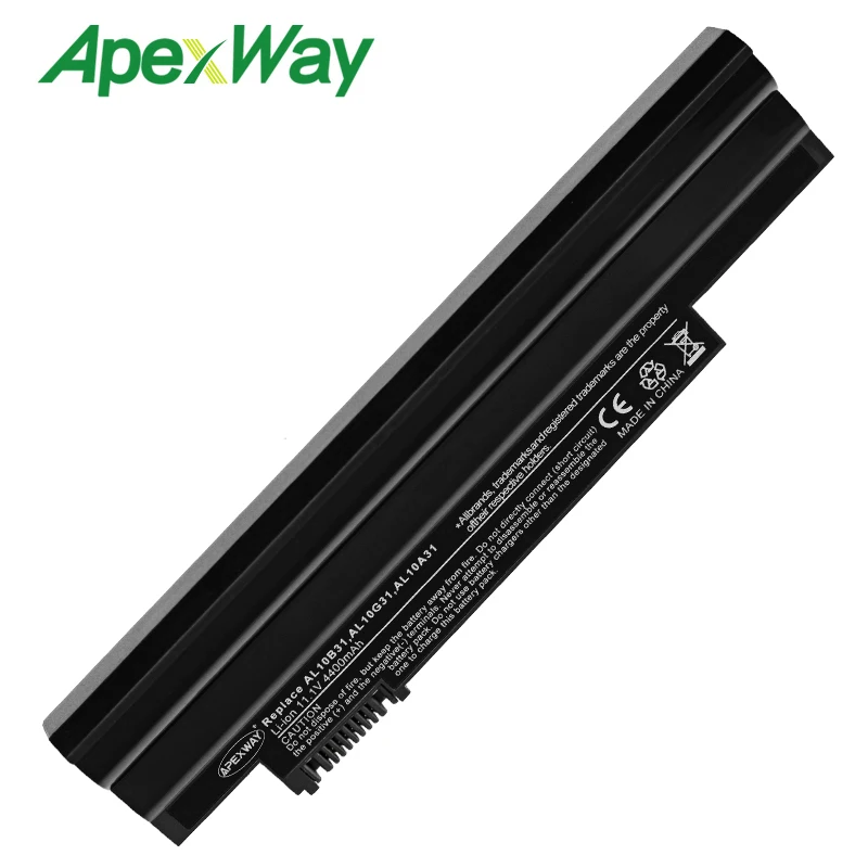 Аккумулятор ApexWay D255 для Acer Aspire One D270 D260 522 722 AOD255 AOD257 AOD260 D255E D257 D257E E100 AL10A31