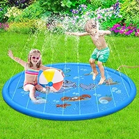 childrens play water mat inflatable spray water cushion outdoor game toy lawn for kids summer pool fun spray water cushion toys